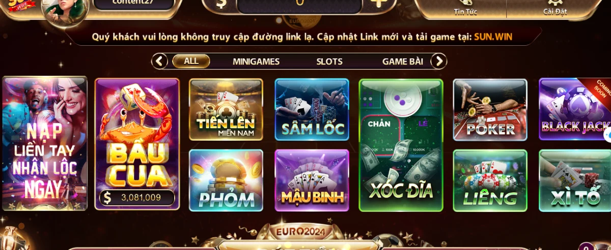 Đôi nét về game bài Mậu binh khi tai Sunwin live