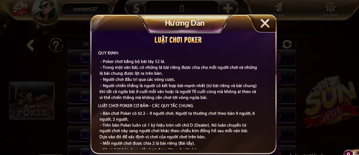 Làm sao để chơi poker Sunwin trở thành một cao thủ