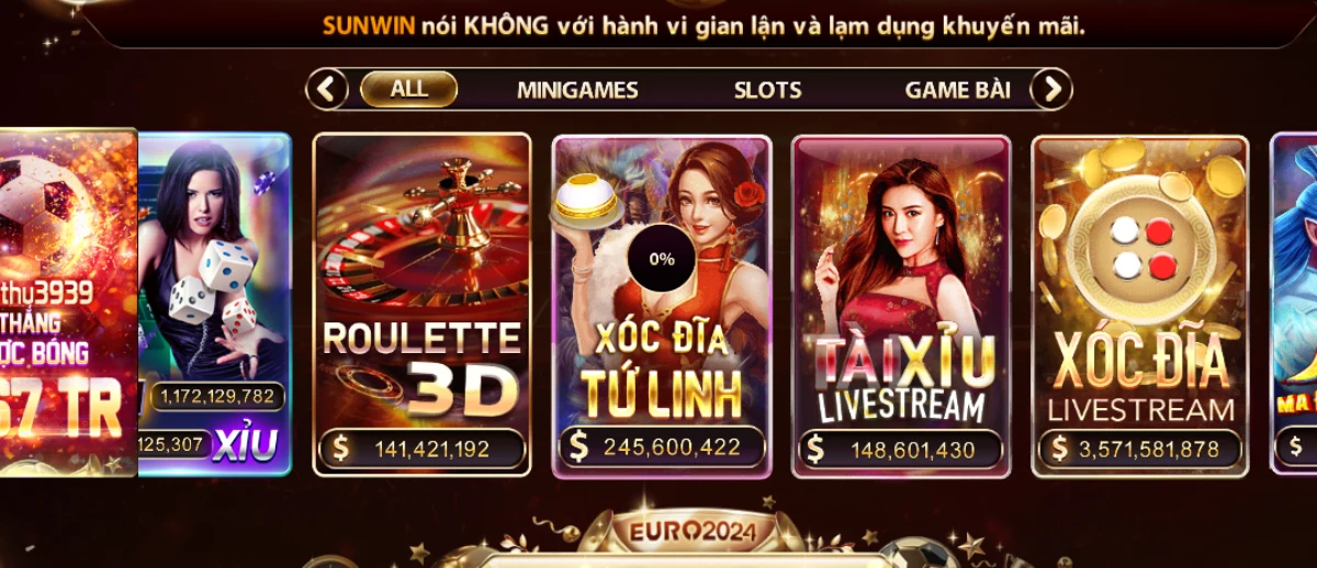 Ưu điểm nổi bật giúp Sun win vượt qua các game casino khác