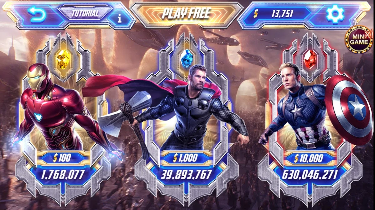 Tham khảo kinh nghiệm chơi game Avengers tải Sun win