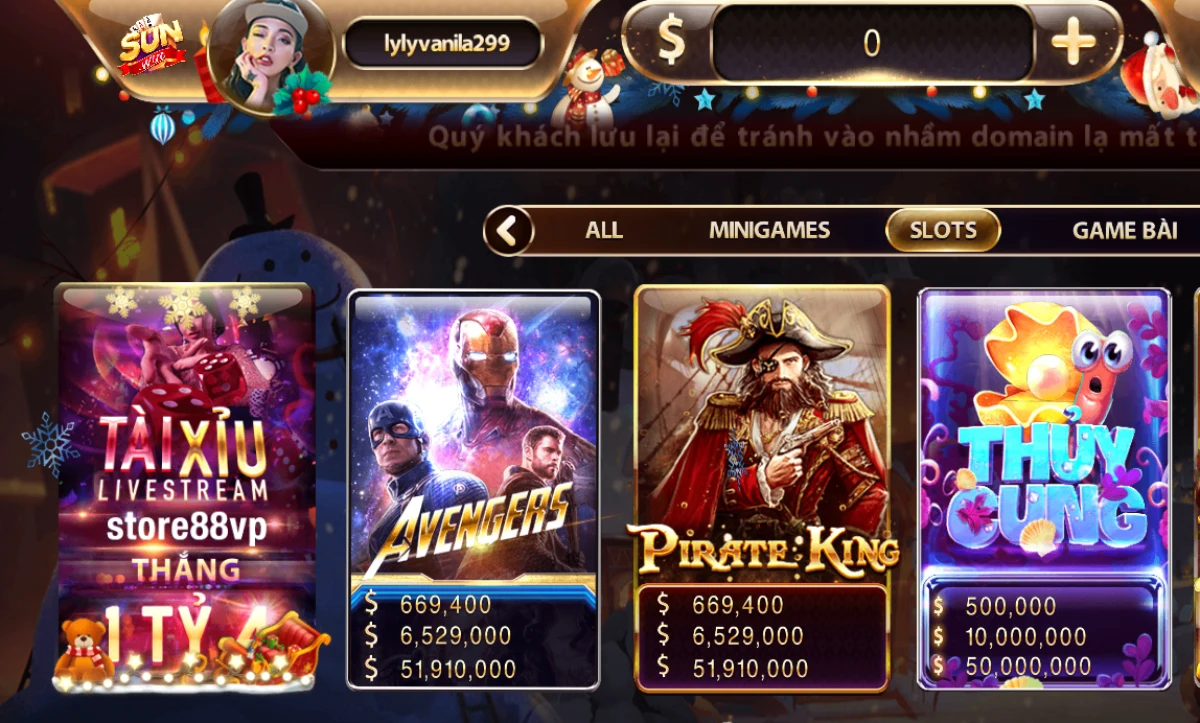 Giới thiệu game Avengers của hệ thống cá cược Sunwin