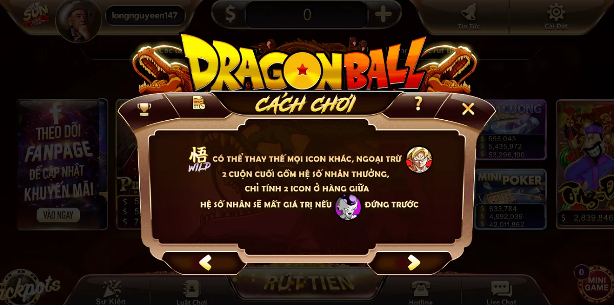 Những điều nên nắm rõ nhất khi chơi dragon ball tại nhà game Sunwin