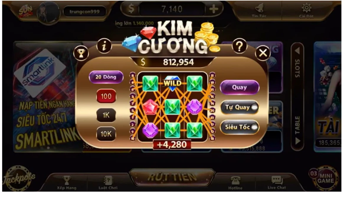 Hướng dẫn tham gia nổ hũ kim cương cổng game Sunwin